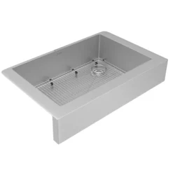 Elkay Crosstown 36" Stainless Steel Farmhouse Kitchen Sink, 18 Gauge, Polished Satin, ECTRUF30179RC