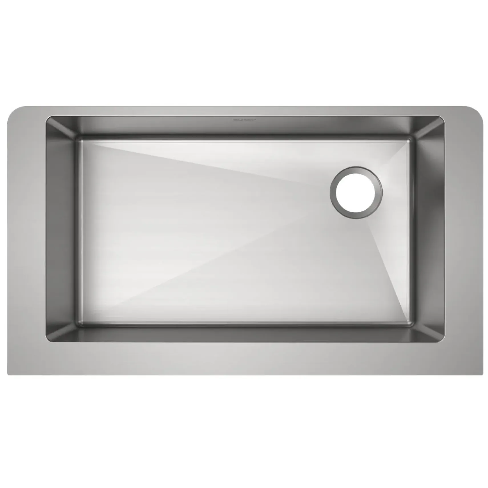 Elkay Crosstown 36" Stainless Steel Farmhouse Kitchen Sink, 18 Gauge, Polished Satin, ECTRUF30179R
