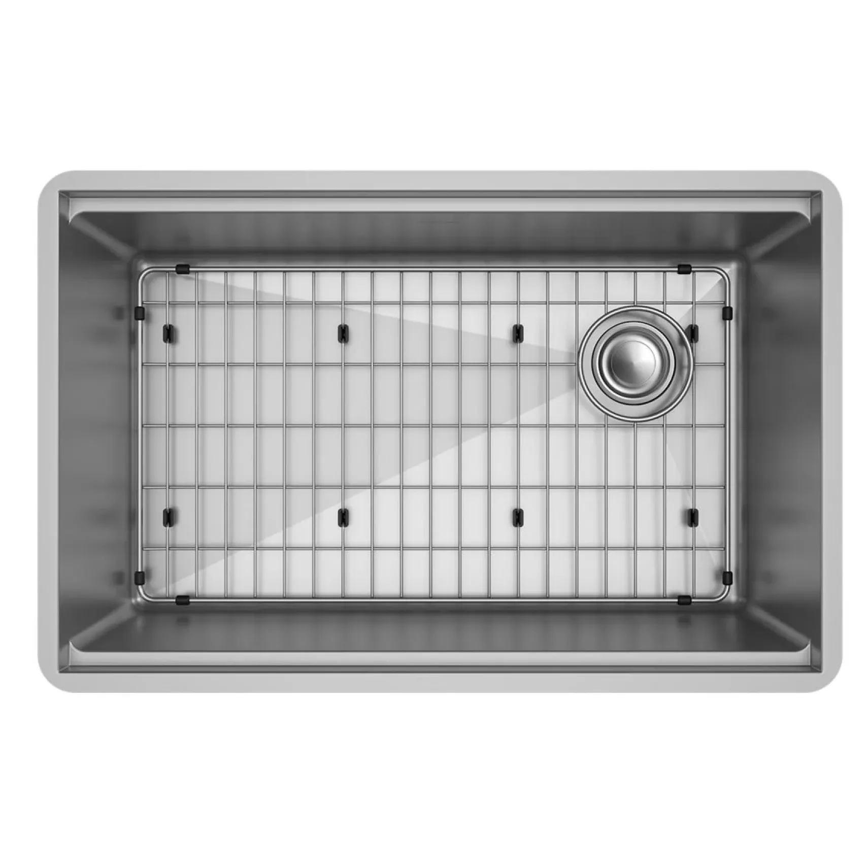 Elkay Crosstown 29" Undermount Stainless Steel Workstation Kitchen Sink with Accessories, Polished Satin, 18 Gauge, ECTRU27169RW