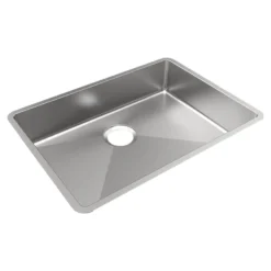 Elkay Crosstown 26" Undermount Stainless Steel ADA Kitchen Sink, Polished Satin, 18 Gauge, ECTRUAD241755