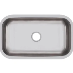 Elkay Dayton 31" Stainless Steel Kitchen Sink, 18 Gauge, Radiant Satin, DXUH2816
