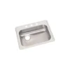 Elkay Dayton 25" Stainless Steel Kitchen Sink, Satin, 4 Faucet Hole, GE12521L4