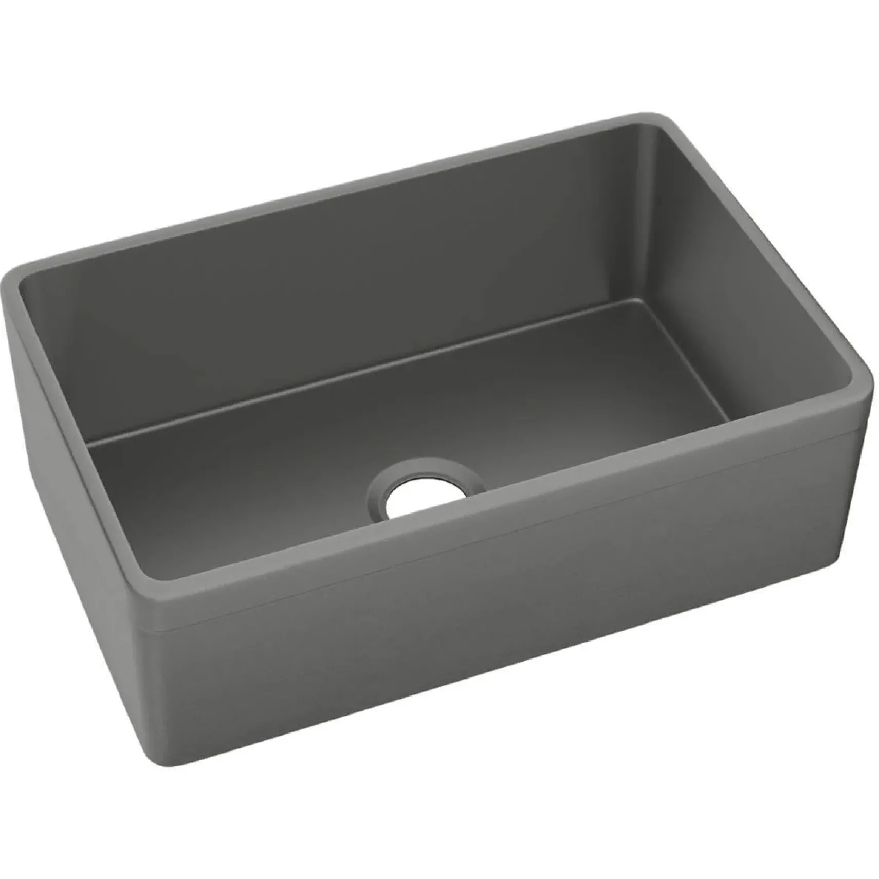 Elkay 30" Fireclay Farmhouse Sink, Matte Gray, SWUF28179MG