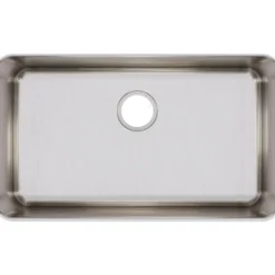 Elkay Lustertone Classic 31" Stainless Steel Kitchen Sink, 18 Gauge, Lustrous Satin, ELUH2816
