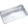 Elkay Lustertone Classic 31" Undermount Stainless Steel ADA Kitchen Sink, Lustrous Satin, 18 Gauge, ELUHAD281650