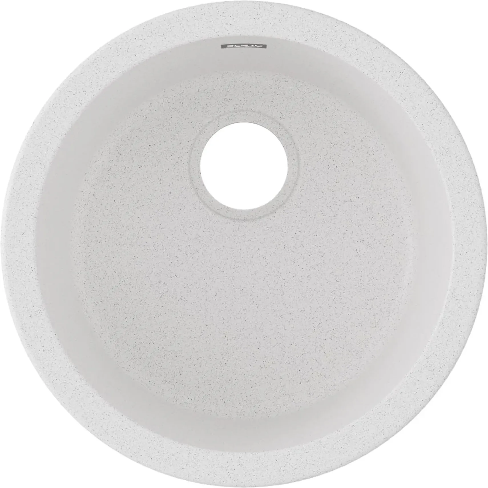 Elkay Quartz Classic 18" Dual Mount Quartz Kitchen Sink, Single Bowl, White, ELG16FBWH0