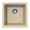 Houzer 16" Composite Granite Dual Mount Bar/Prep Sink, Biscuit, E-100 SAND