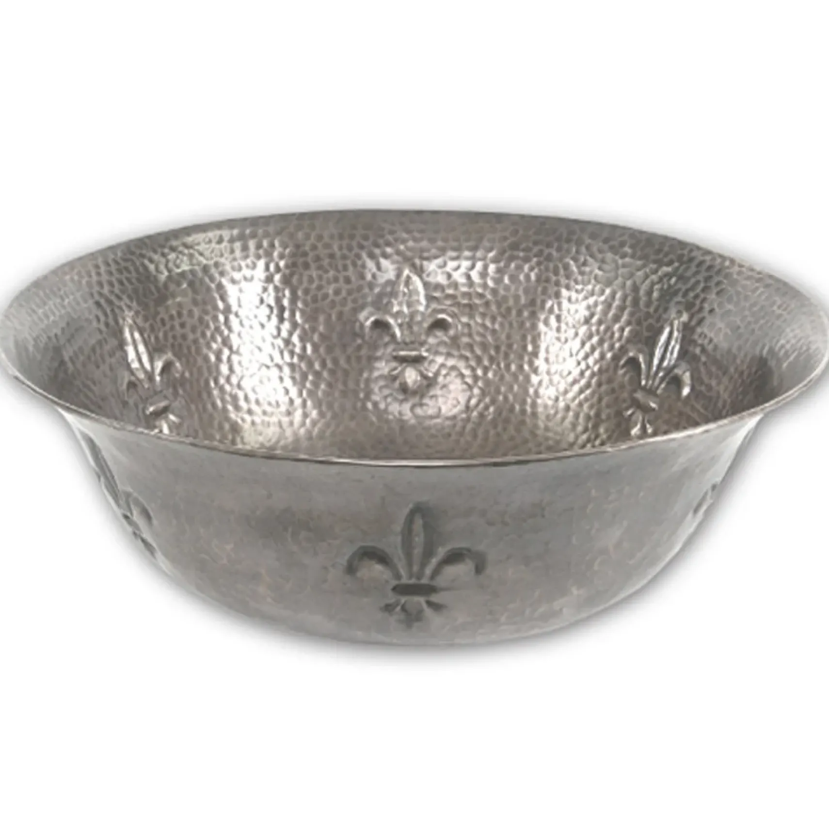 Houzer 16" Copper Bathroom Vessel Sink, Pewter, HW-TEL2V