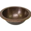 Houzer 12" Copper Flat Lip Bathroom Sink, HW-BAB1RF