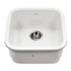 Houzer 19" Fireclay Undermount Bar Sink, White, Platus Series, PTB-1919 WH