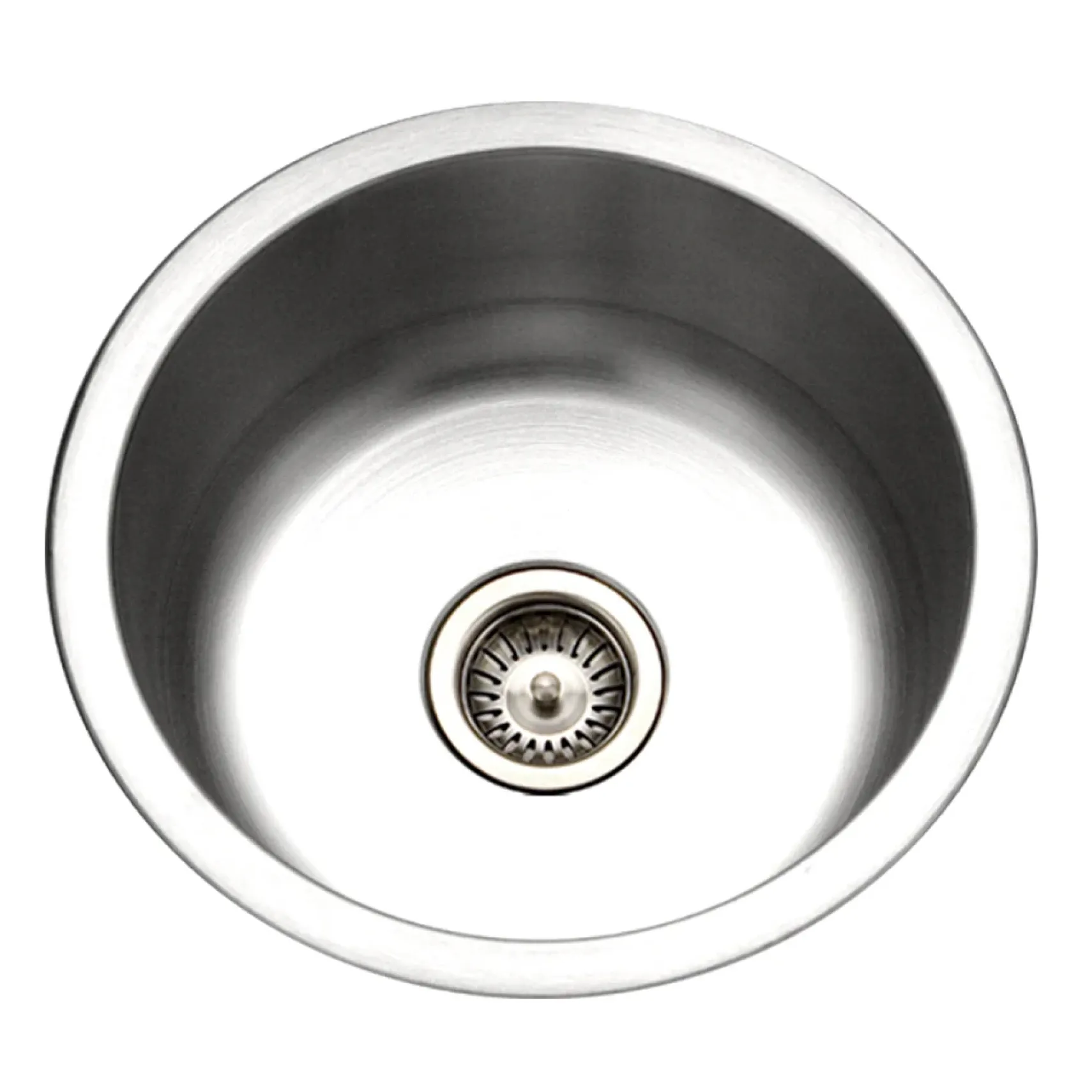 Houzer 18" Stainless Steel Undermount Bar/Prep Sink, Round, CF-1830-1