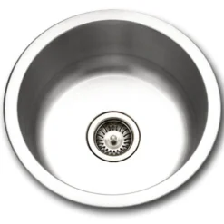 Houzer 18" Stainless Steel Undermount Bar/Prep Sink, Round, CF-1830-1