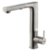 Houzer Ascend Pull Out Kitchen Faucet Brushed Nickel, ASCPO-460-BN