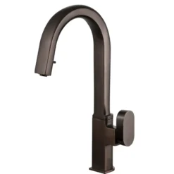 Houzer Azura Hidden Pull Down Kitchen Faucet Oil Rubbed Bronze, AZUPD-968-OB