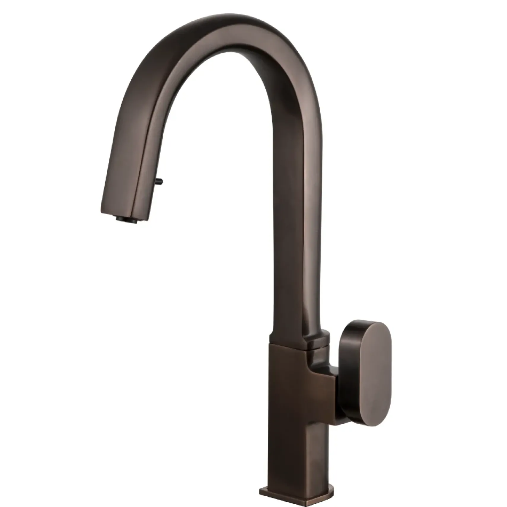 Houzer Azura Hidden Pull Down Kitchen Faucet Oil Rubbed Bronze, AZUPD-968-OB
