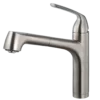 Houzer Calia Pull Out Kitchen Faucet Brushed Nickel, CALPO-561-BN