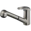 Houzer Gaia Pull Out Kitchen Faucet Brushed Nickel, GAIPO-361-BN