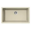Houzer Quartztone 33 inch Linen Granite Composite Undermount Single Bowl Kitchen Sink - V-100U LINEN
