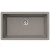 Houzer Quartztone 33" Undermount Granite Kitchen Sink, Taupe, V-100U TAUPE
