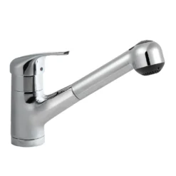 Houzer Reya Pull Out Kitchen Faucet with CeraDox Technology Polished Chrome, REYPO-861-PC