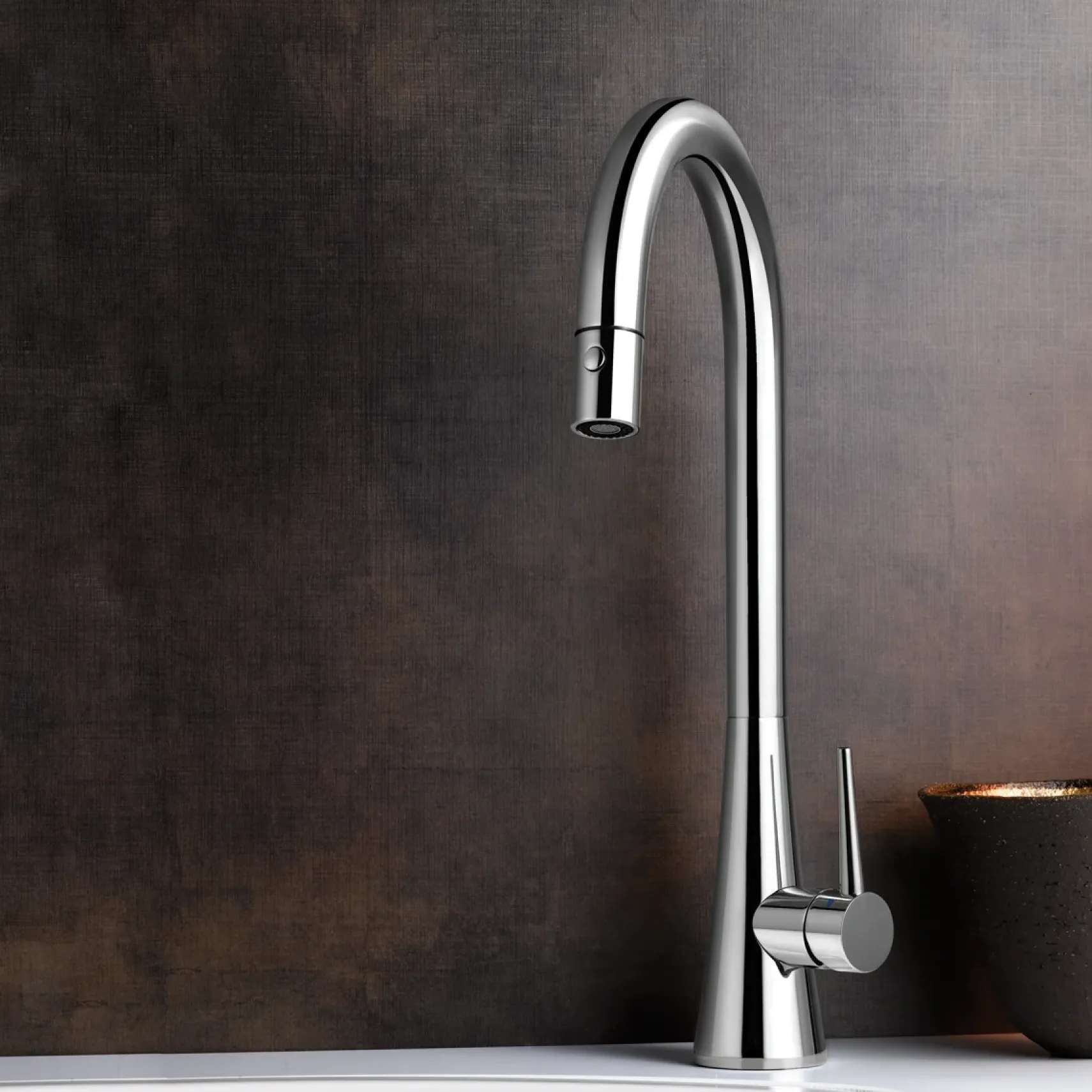 Houzer Soma Pull Down Kitchen Faucet Oil Rubbed Bronze, SOMPD-669-OB