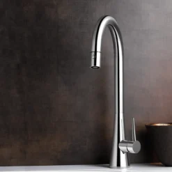 Houzer Soma Pull Down Kitchen Faucet Brushed Nickel, SOMPD-669-BN