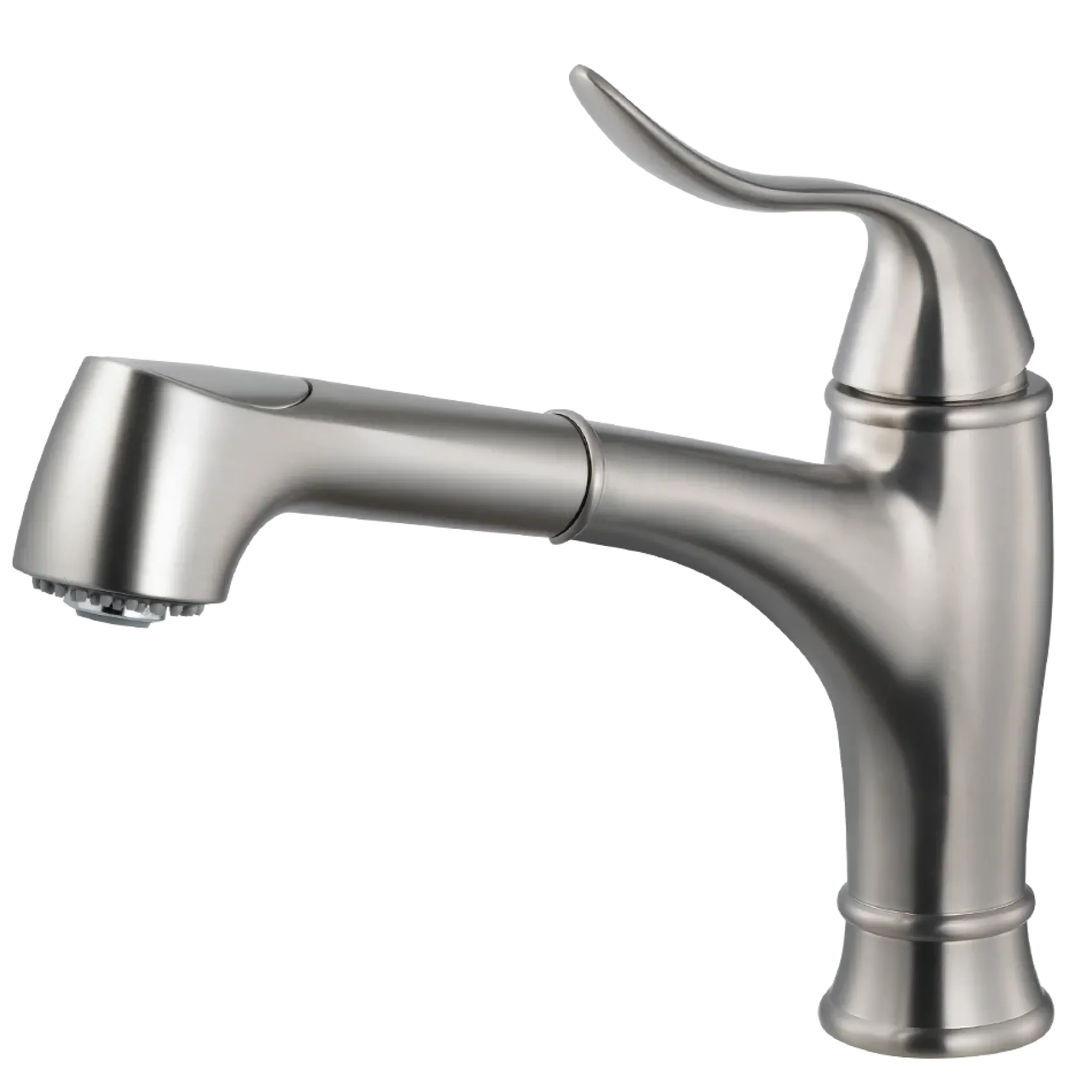 Houzer Surge Pull Out Kitchen Faucet Brushed Nickel, SURPO-571-BN