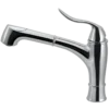 Houzer Surge Pull Out Kitchen Faucet with CeraDox Technology Polished Chrome, SURPO-571-PC
