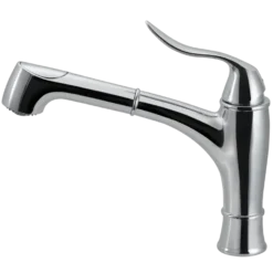 Houzer Surge Pull Out Kitchen Faucet with CeraDox Technology Polished Chrome, SURPO-571-PC