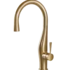 Houzer Vision Hidden Pull Down Kitchen Faucet Brushed Brass, VISPD-869-BB