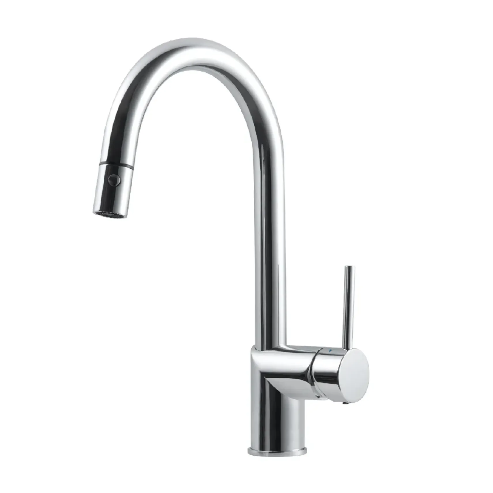Houzer Vitale Pull Down Kitchen Faucet with CeraDox Technology Polished Chrome, VITPD-668-PC