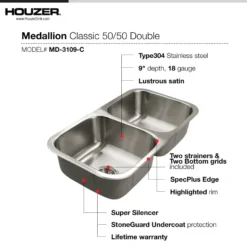 Houzer Medallion Classic 32