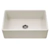 Houzer Platus 30" Fireclay Farmhouse Sink, Biscuit, PTS-4118 BQ
