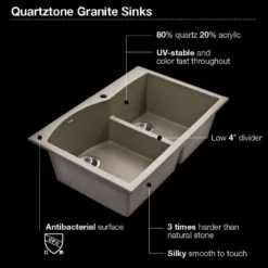 Houzer Quartztone 33
