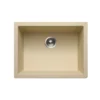 Houzer Quartztone 24 inch Sand Granite Composite Undermount Single Bowl Kitchen Sink - G-300U SAND