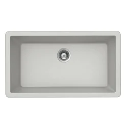 Houzer Quartztone 33 inch Thunder Granite Composite Undermount Single Bowl Kitchen Sink - V-100U THUNDER