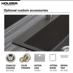 Houzer Quartztone 18