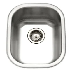 Houzer 14" Stainless Steel Undermount Bar/Prep Sink, Medium, CS-1407-1