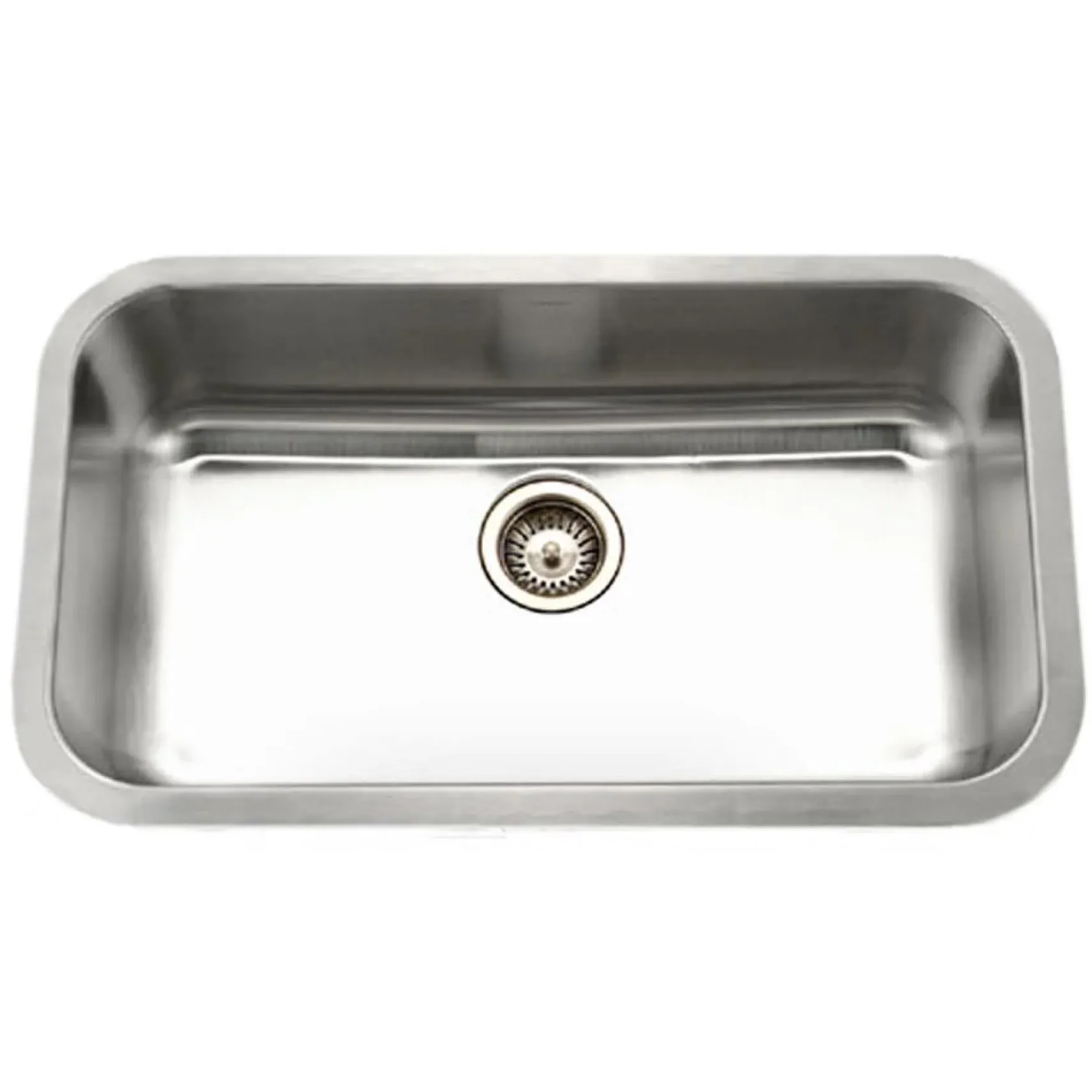 Houzer 33" Stainless Steel Undermount Single Bowl Kitchen Sink, 18 Gauge, STL-3600-1