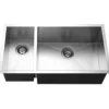Houzer 33" Stainless Steel Undermount 70/30 Double Bowl Kitchen Sink, 18 Gauge, CTO-3370SL
