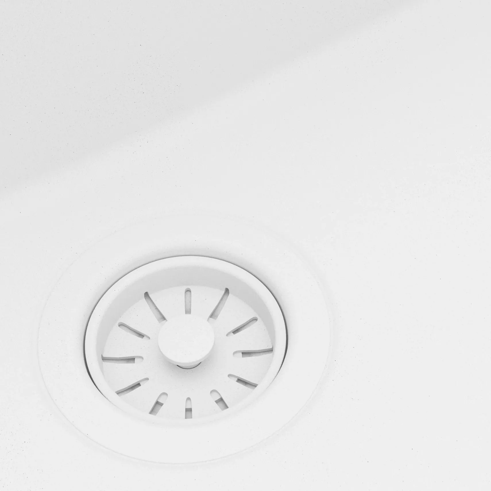 Karran 33" Drop In Quartz Composite Workstation Kitchen Sink, White, QTWS-875-WH-PK2