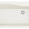Karran 34" Drop In/Topmount Quartz Composite Kitchen Sink, White, QT-722-WH