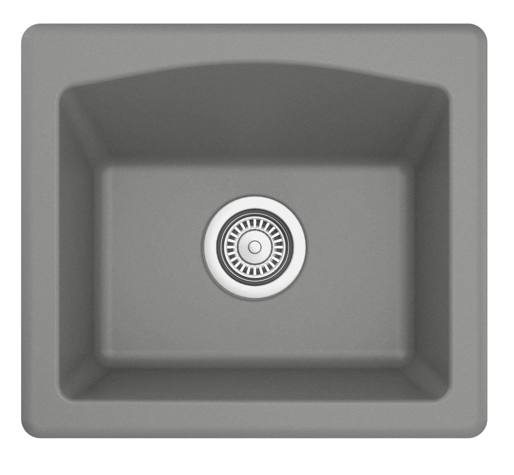 Karran 18" Quartz Bar/Prep Sink, Grey, QX-680-GR