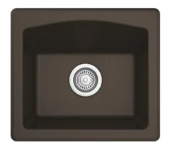 Karran 18" Quartz Bar/Prep Sink, Brown, QX-680-BR