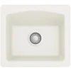 Karran 18" Quartz Bar/Prep Sink, White, QX-680-WH