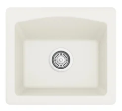 Karran 18" Quartz Bar/Prep Sink, White, QX-680-WH