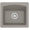 Karran 18" Quartz Bar/Prep Sink, Concrete, QX-680-CN