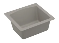 Karran 18" Quartz Bar/Prep Sink, Concrete, QX-680-CN