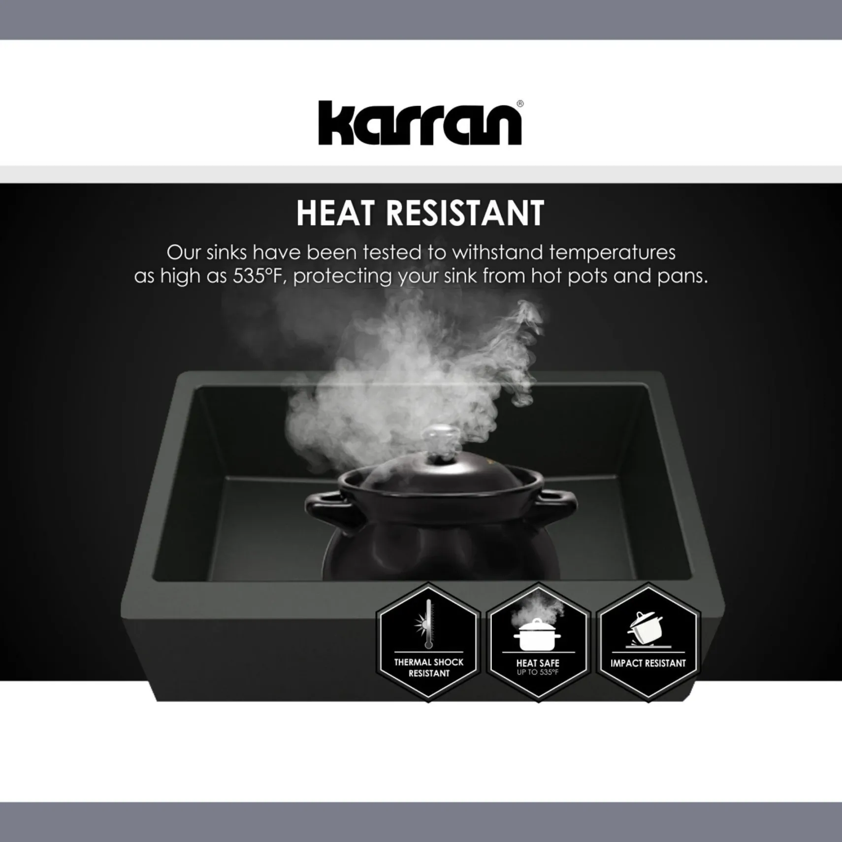 Karran 24" Undermount Quartz Composite Kitchen Sink, Bisque, QU-671-BI-PK1