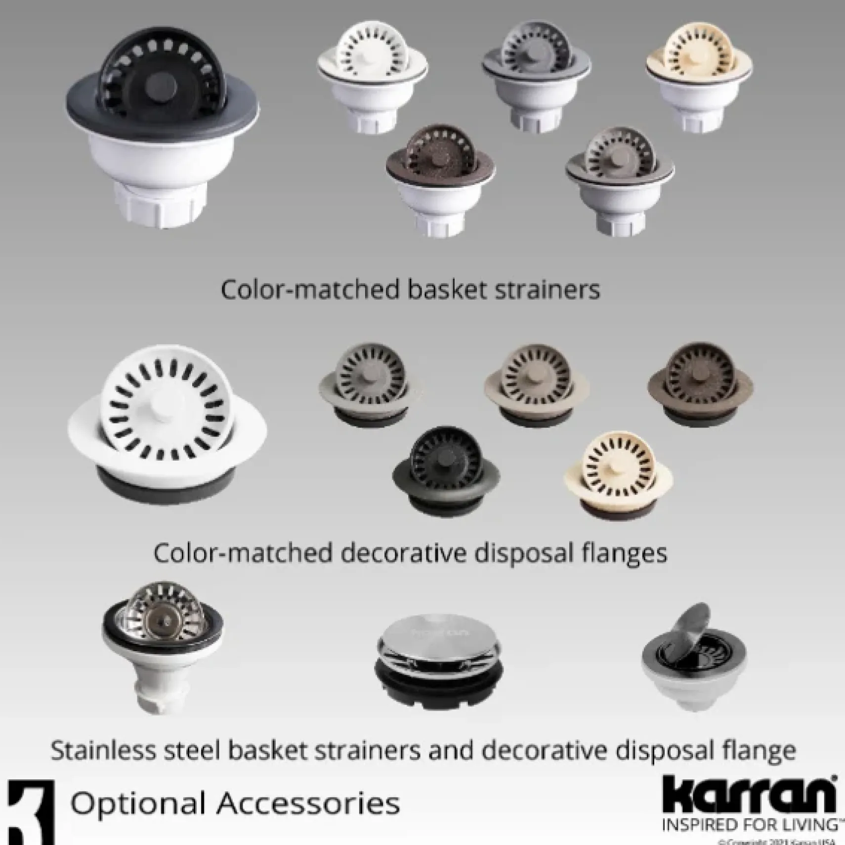 Karran 24" Undermount Quartz Composite Kitchen Sink, Black, QU-671-BL
